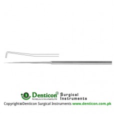 Austin Attic Dissector Angled 90° - Blunt Stainless Steel, 15.5 cm - 6" Tip Size 3.0 mm
